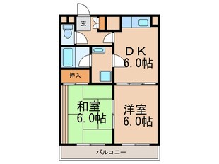 ポ－トサイドアベニュ－１２３の物件間取画像